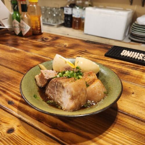 厚切り角煮と卵