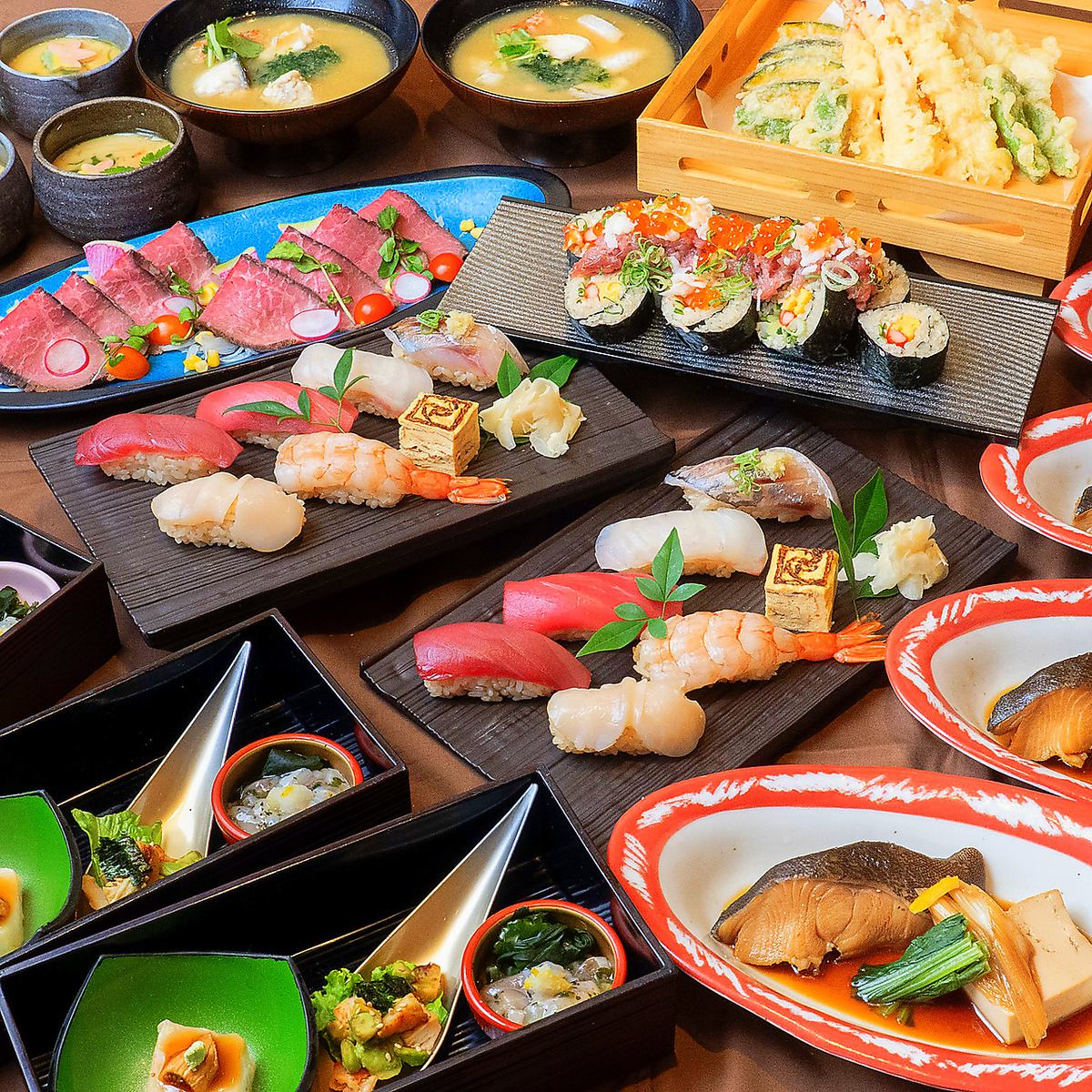 様々な料理をお楽しみいただける特別なコースをご用意！