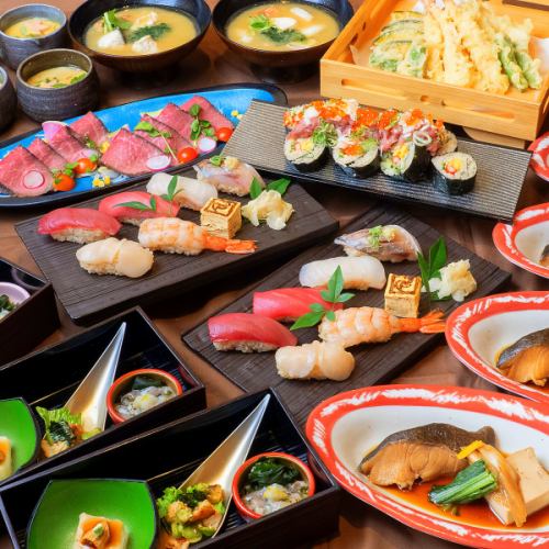 すし土風炉自慢のお料理を楽しめる宴会コースをご用意！