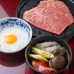Grilled sukiyaki