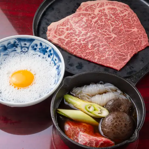 Grilled sukiyaki