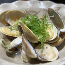 ゆず香る　あさりの酒蒸し