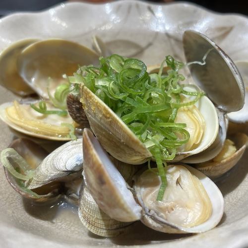ゆず香る　あさりの酒蒸し