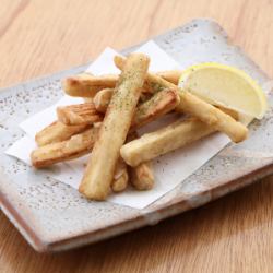 Deep-fried burdock fried chilies
