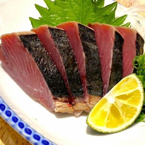 初カツオ塩たたき