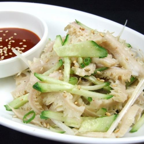蜂巢牛肚刺身/牛肝菌刺身 各一份