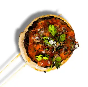 Eggplant rolls with meat miso and cheese