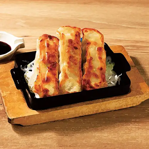 Grilled dumplings