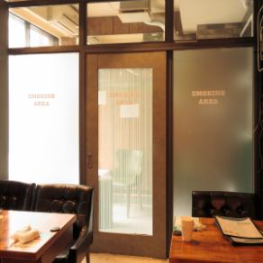 [Dedicated smoking room] We have prepared a dedicated smoking room for those who want to smoke ♪ Anyone can enjoy Bingsu ♪