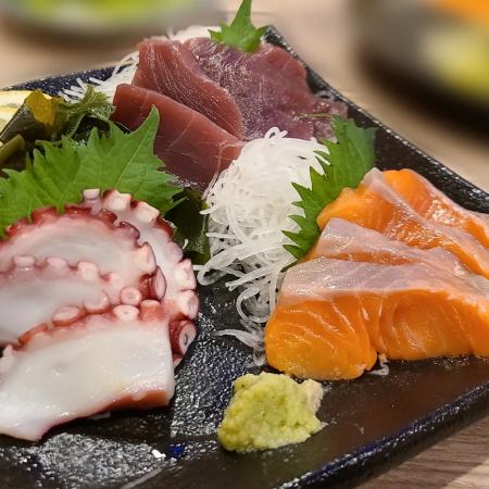 本日のお刺身三点盛り