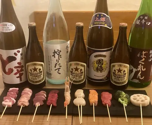 大きい！！種類豊富！季節おすすめの串揚げもあります♪