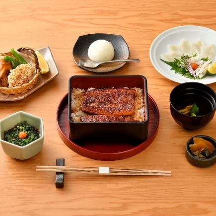 ◎Spring Recommendation◎ [Eel Rice Bowl & Pufferfish Mix] Premium Domestic Genman Eel Course [Bamboo] 7 dishes in total