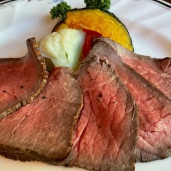 [土曜日ランチメニュー]ローストビーフ