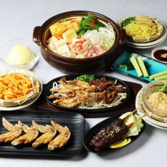☆赤から堪能コース！定番人気商品集めました！人気な全9品+2時間飲放付！割引クーポン有！