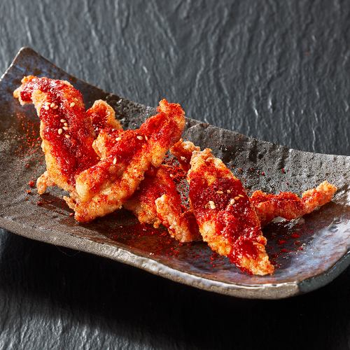 香辣炸鸡脖子