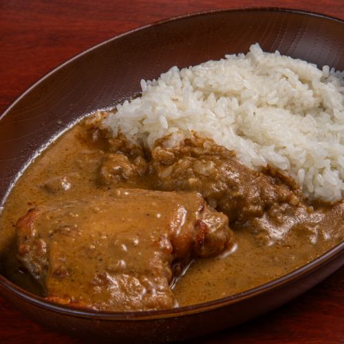 鳥白湯骨付きチキンカレー