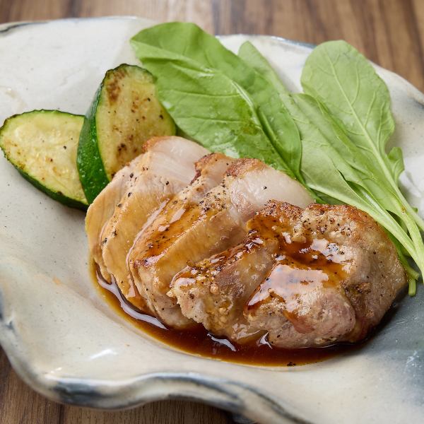 三田ポークのロースト~オレンジソース◆お酒が進む絶妙な味付けと大満足&圧巻のボリューム!