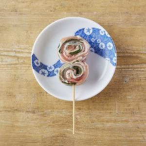 Mentaiko Mayo Shiso Roll Skewer