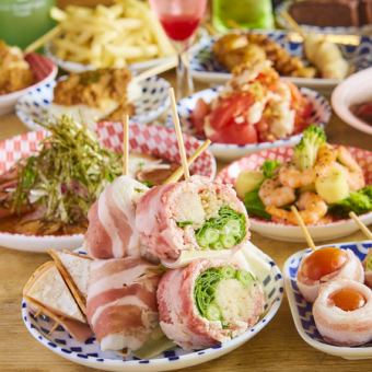 Excellent value for money! A great value banquet! 9 dishes with 2 hours of all-you-can-drink for 4,000 yen ◆ Standard Course ◆
