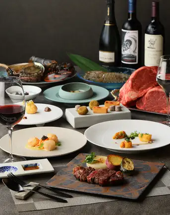 Kobe beef fillet and complimentary drink included [Christmas Limited Course] (12 dishes total) Reservations start between 17:00 and 17:30