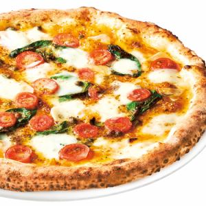 [B] Golden Tomato and Anchovy Margherita (S)