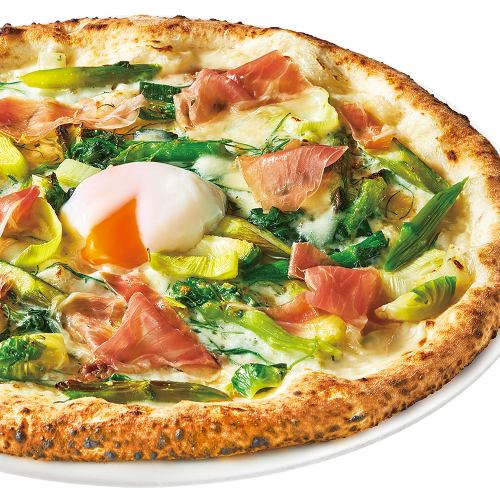 春野菜と生ハムのビスマルク（S）