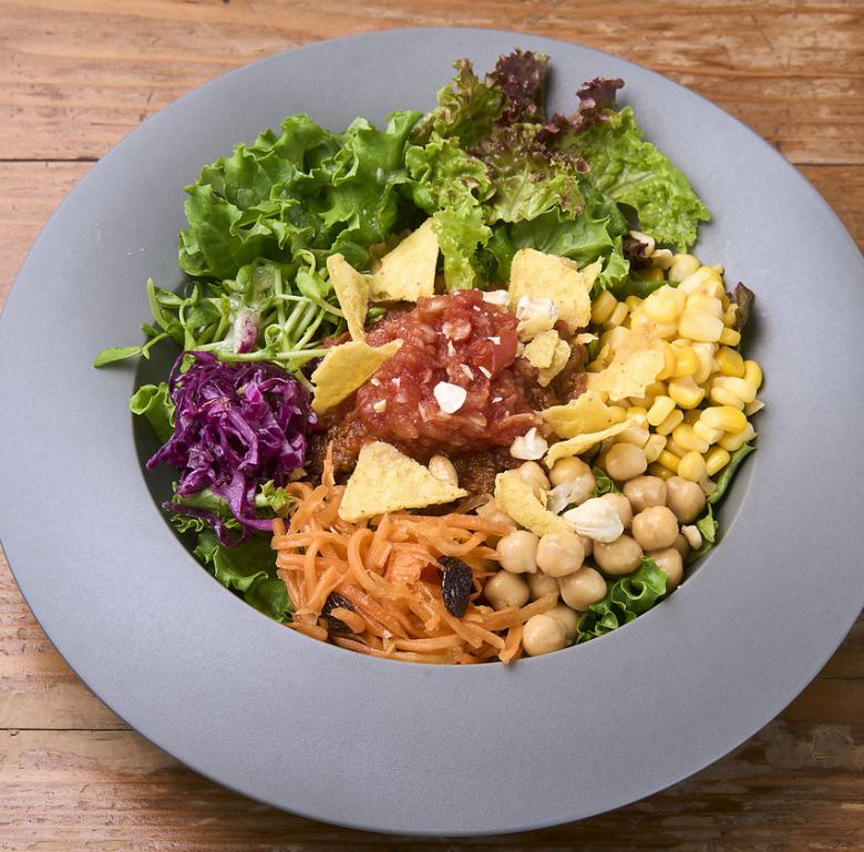野菜たっぷりヴィーガンタコライス