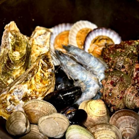 上質な魚介をたくさん楽しめる☆海鮮蒸し焼きガンガン焼きコース