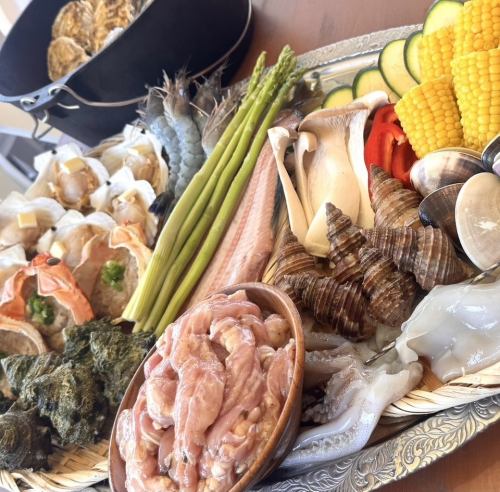 本格的な海鮮BBQ！