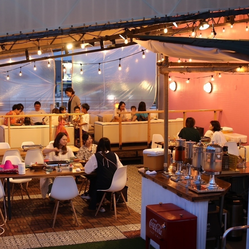 BBQ 呑み放題 宴会 カラオケ 貸切 全天候型ビアガーデン!