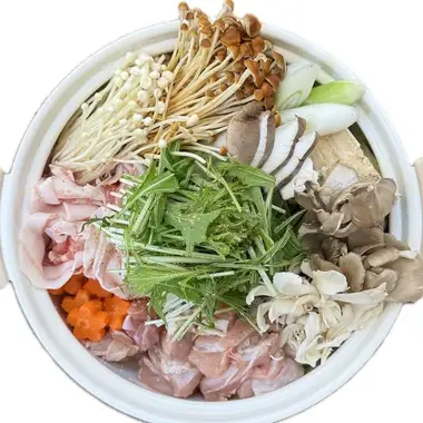 【包含2小时畅饮！】芝麻豆浆蘑菇火锅套餐★4道菜共6000日元（含税）
