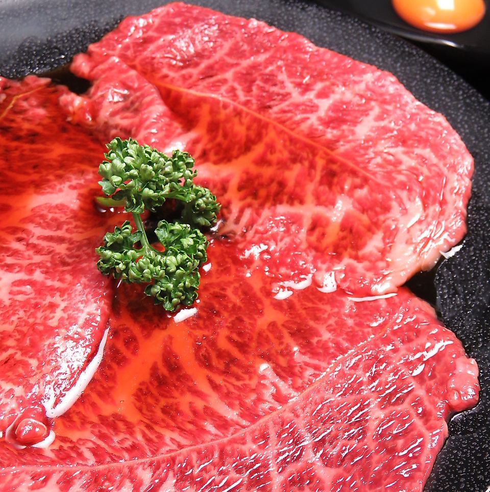 A yakiniku restaurant with the highest A5 rank of "Saga beef", a type of Japanese beef.