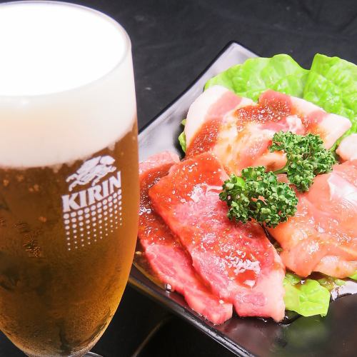 120 minutes all-you-can-drink for 2,200 yen with a course reservation ⇒ 1,100 yen!
