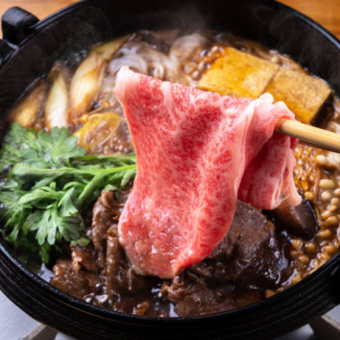 【120分黒毛和牛すきやき食べ放題】A5ランク黒毛和牛(佐賀牛)を味わおう♪6800円(税込)