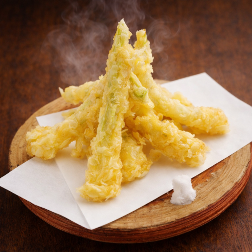 島らっきょのてんぷら