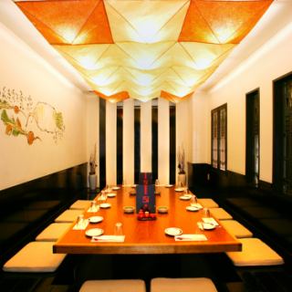 Recommended seating for medium-sized banquets.Please enjoy a fun banquet or drinking party with dishes using fresh ingredients and sake in a Japanese style design and warm lighting.For banquets, drinking parties and second parties in Sendai ◎