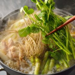 Sendai Japanese parsley hot pot (for one person)