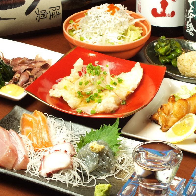 All 6 dishes with draft beer for 120 minutes 3500 yen !!