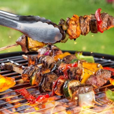 【3時間飲み放題付】海外ビール＆ラムチョップ・サーロイン・スペアリブ×BBQ食べ放題【4999円】