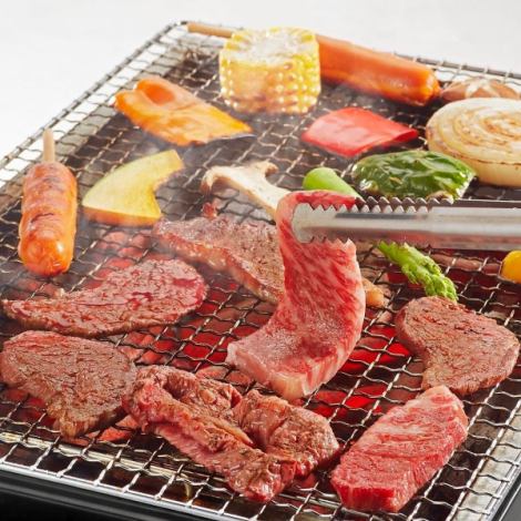 新宿の夜風を感じながら楽しむ!手ぶらでBBQ食べ放題