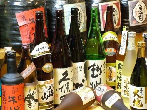 日本酒16種/焼酎30種