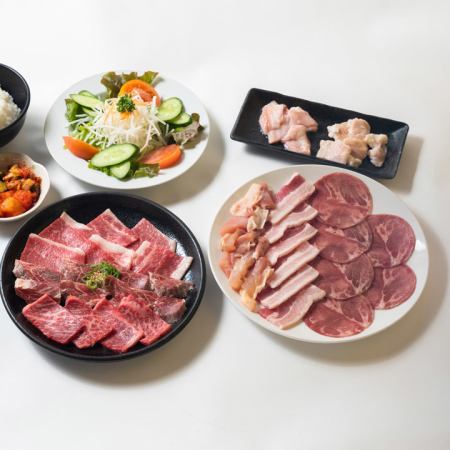 Includes all-you-can-eat rice! Perfect for parties and group dates. [Student course] 2,893 yen (tax included) 10 dishes