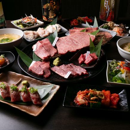 ★仅限工作日★ 日本黑毛牛肉【日向】套餐 ≪120分钟畅饮 *90分钟起订≫ 6,600日元（含税）