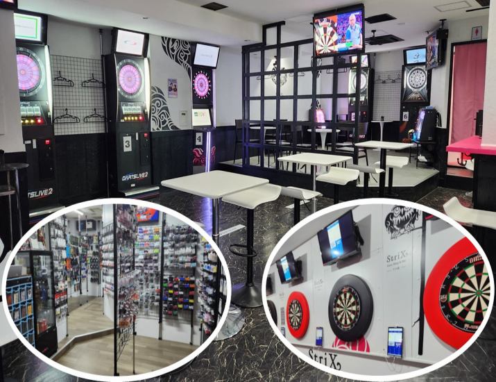 Strix is a darts bar perfect for after a party or for fun with friends.