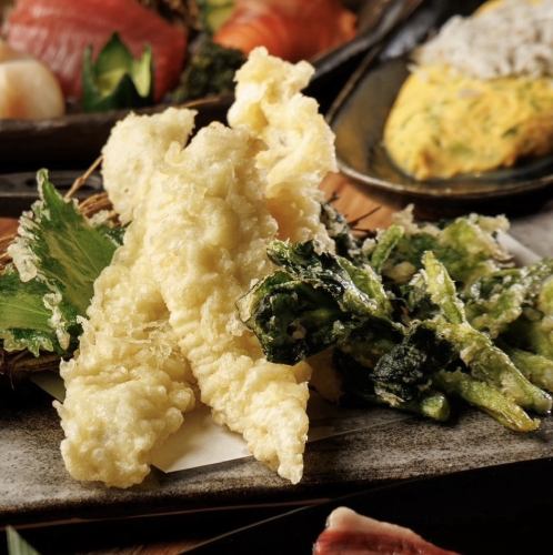 【アラカルト必見！】当店自慢の産地直送鮮魚を使った天ぷら