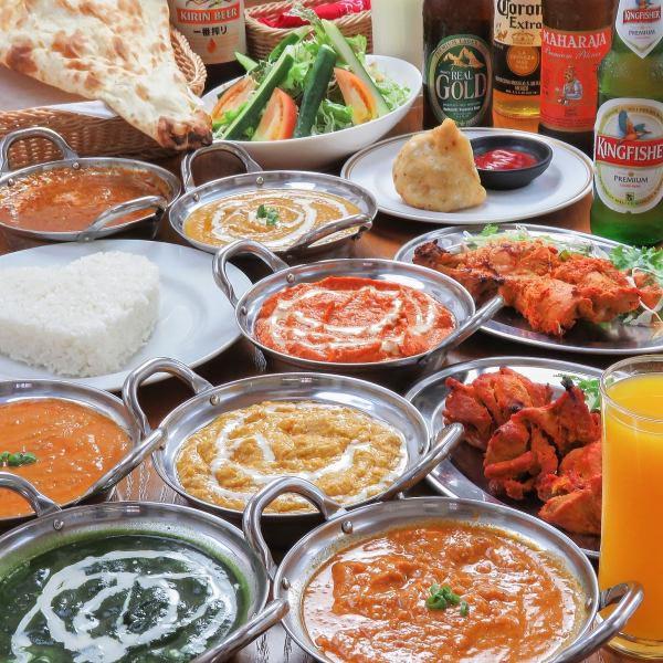Lumbini Special: All-you-can-eat and all-you-can-drink ☆ 3200 yen ☆ 150 minutes ☆ 13-item all-you-can-drink
