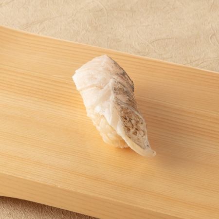 季節の握り寿司　太刀魚炙り　1貫