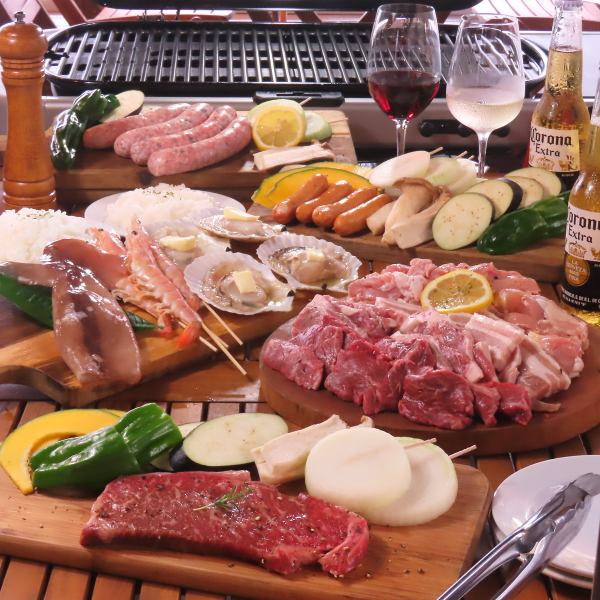年中BBQできちゃう♪お得な２時間飲み放題付き5500円から！