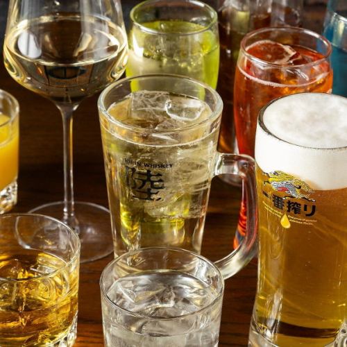 バーがおすすめする豊富なドリンク