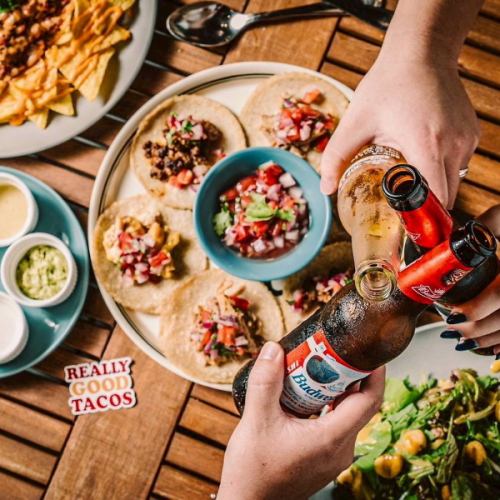 タコスでランチを満喫!昼飲みにも◎